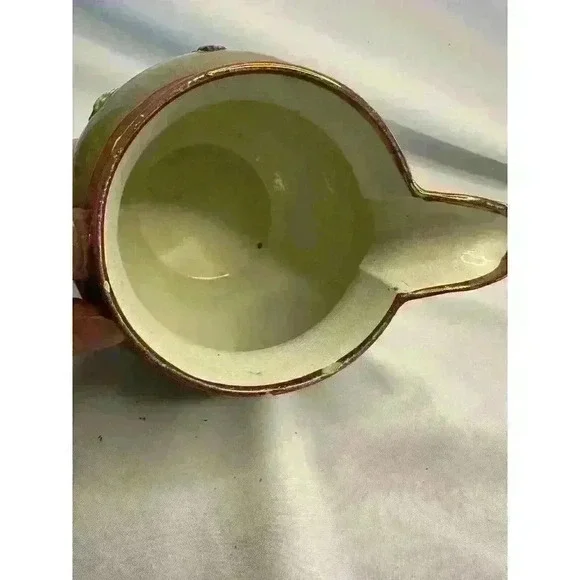 Gorgeous Enoch Wood & Son English Copper Lustre Pitcher Early 19th Century Rare - Picture 3 of 4